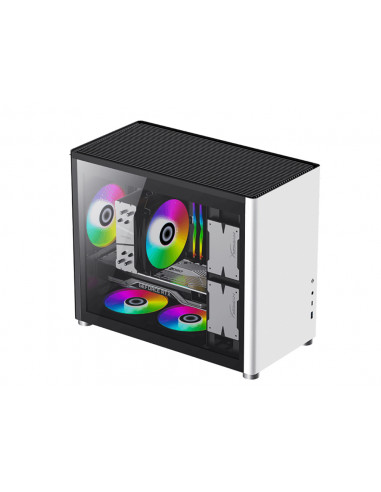 Компьютерный корпус Gamemax SPARK, Mini-Tower, Без блока питания, Белый