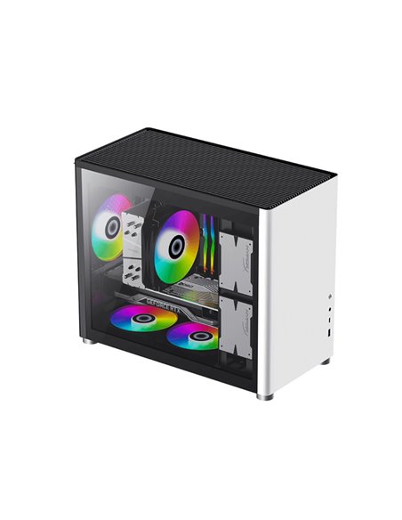 Компьютерный корпус Gamemax SPARK, Mini-Tower, Без блока питания, Белый