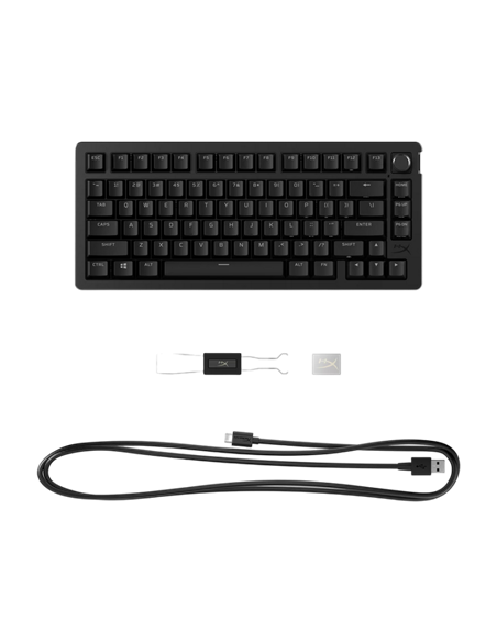 Tastatură HyperX Alloy Rise 75, Cu fir, Negru