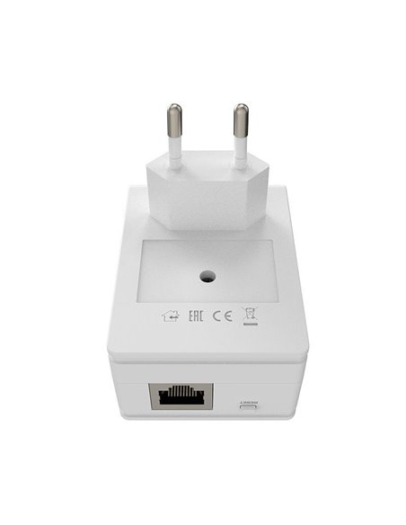Адаптер Powerline MikroTik PL7411-2nD, до 100 Мбит/с, Белый