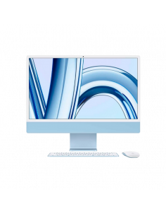 Моноблок Apple iMac A2873, 24", M3 with 8-core CPU and 10-core GPU, 8Гб/512Гб, macOS Sonoma, Синий