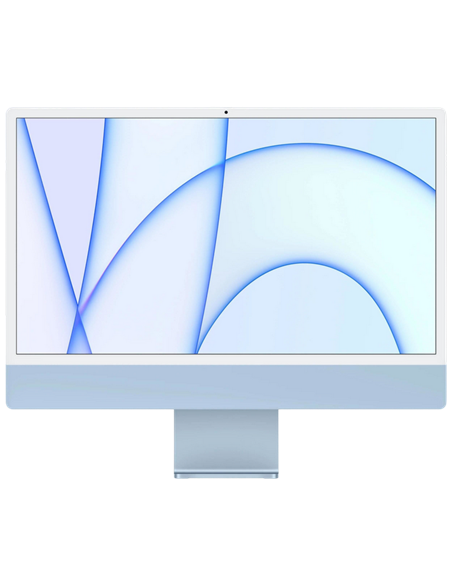 Computer All-in-One Apple iMac A2873, 24", M3 with 8-core CPU and 10-core GPU, 8GB/512GB, macOS Sonoma, Albastru