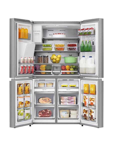 Frigider Hisense RQ760N4SASE, Oțel inoxidabil