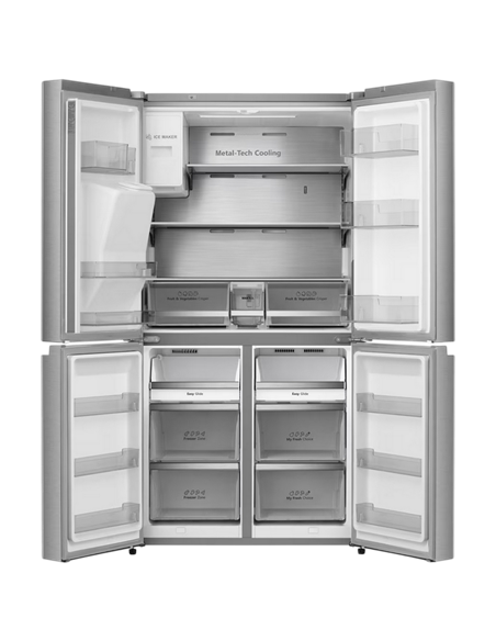 Frigider Hisense RQ760N4SASE, Oțel inoxidabil