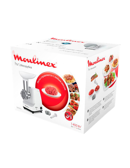 Мясорубка Moulinex ME111032, Белый