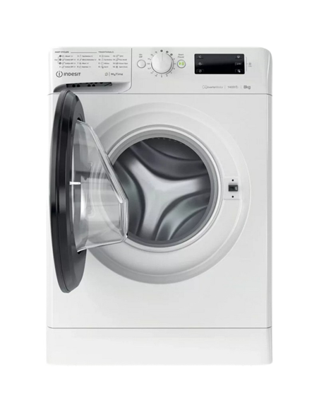 Mașină de spălat Indesit MTWE 81495 WK EE, 8kg, Alb