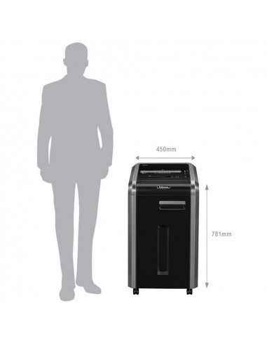 Шредер Fellowes Powershred® 225Ci, Чёрный