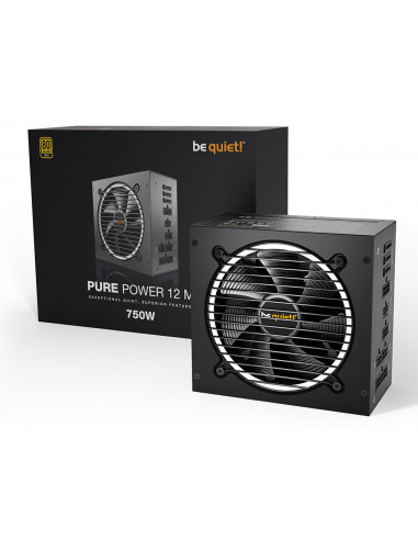 Sursă Alimentare PC be quiet! PURE POWER 12 M, 750W, ATX, Complet modular
