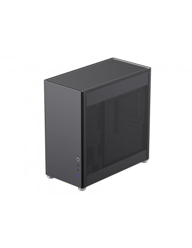 Carcasă PC Gamemax MeshBox, Desktop, Fără PSU, Negru