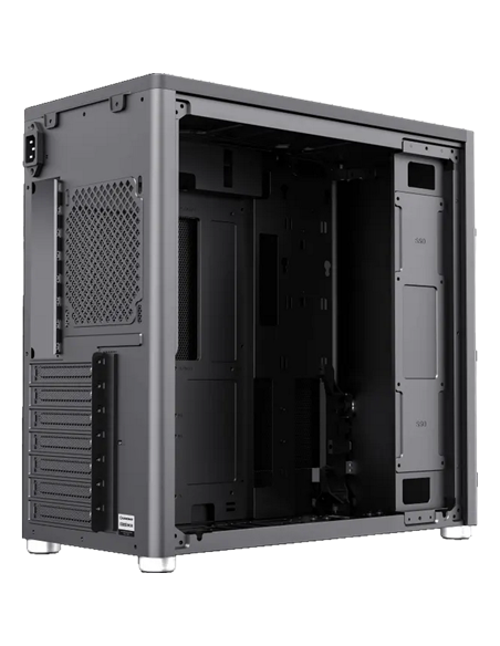 Carcasă PC Gamemax MeshBox, Desktop, Fără PSU, Negru