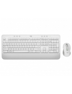 Set Tastatură + Mouse Logitech MK650, Fără fir, Alb