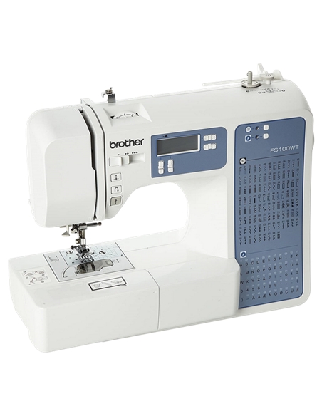 Mașină de cusut Brother FS100WT, Alb | Albastru