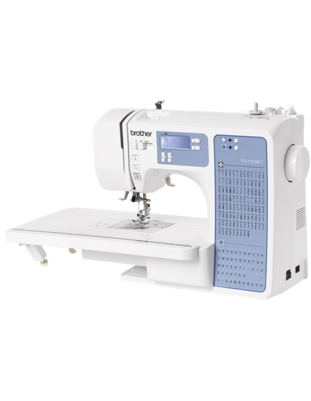 Mașină de cusut Brother FS100WT, Alb | Albastru