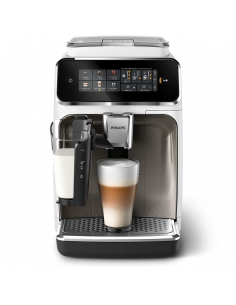 Aparat de cafea Philips EP3343/90, Oțel Inoxidabil / Alb