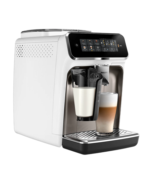 Aparat de cafea Philips EP3343/90, Oțel Inoxidabil / Alb