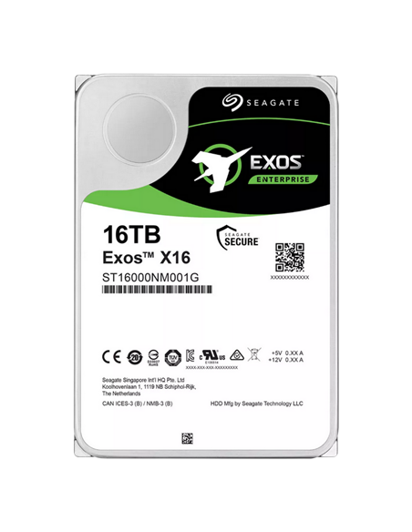 Unitate HDD Seagate Exos X16, 3.5", 16 TB ST16000NM001G-FR