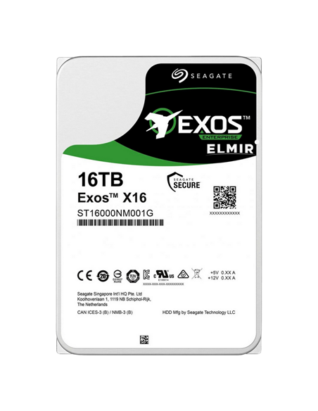 Unitate HDD Seagate Exos X16, 3.5", 16 TB ST16000NM001G-FR
