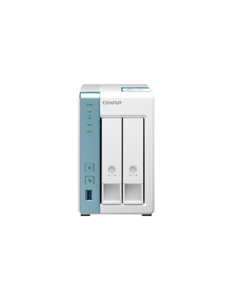 Сетевое хранилище Qnap TS-231K, Белый