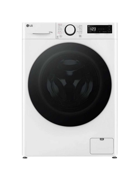 Mașină de spălat cu uscător LG F2DR509S1W, 9kg, Alb