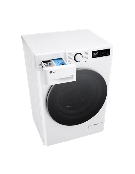 Стирально-сушильная машина LG F2DR509S1W, 9кг, Белый