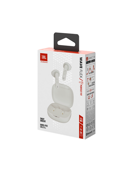Наушники JBL Wave Flex, Белый