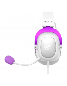 Игровая Гарнитура Havit H2002d, Проводной аналоговый, Белый Красный 2