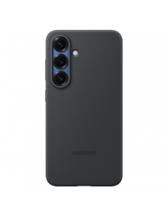 Husă Samsung Silicone Cover pentru Galaxy S25, Negru