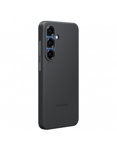 Husă Samsung Silicone Cover pentru Galaxy S25, Negru 2