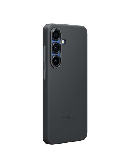 Husă Samsung Silicone Cover pentru Galaxy S25, Negru