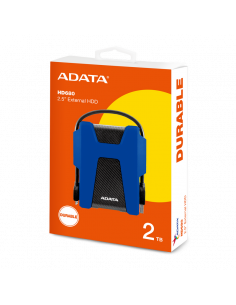 Внешний портативный жесткий диск ADATA HD680, 2 ТБ, Синий | Чёрный (AHD680-2TU31-CBL) 2
