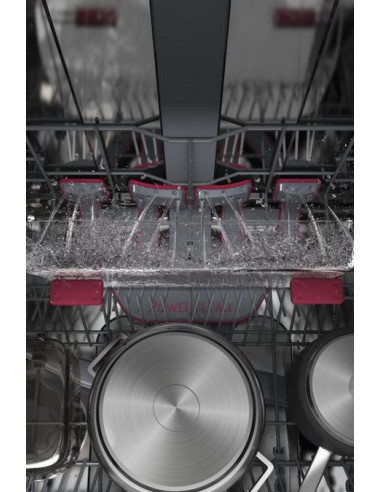 Mașină de spălat vase Whirlpool WIO 3T133 PLE, Oțel inoxidabil