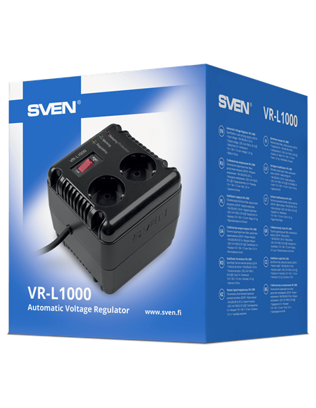 Стабилизатор напряжения SVEN VR-L1000, 1000VA