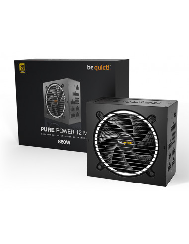 Блок питания для компьютеров be quiet! PURE POWER 12 M, 850Вт, ATX, Полностью модульный