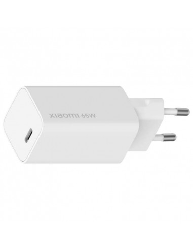 Încărcător Xiaomi Mi 65W Fast Charger with GaN Tech Type-C, 65W, Alb