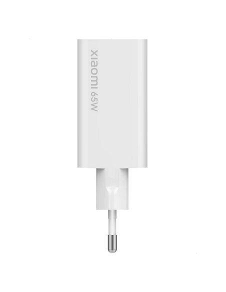Зарядное устройство Xiaomi Mi 65W Fast Charger with GaN Tech Type-C, 65Вт, Белый