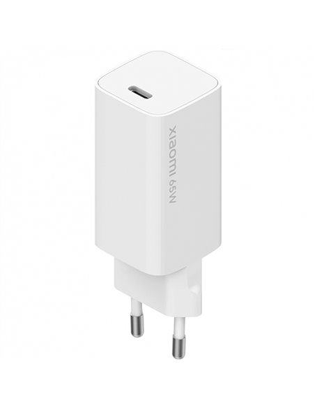 Încărcător Xiaomi Mi 65W Fast Charger with GaN Tech Type-C, 65W, Alb