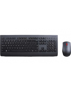 Set Tastatură + Mouse Lenovo 4x30h56821, Fără fir, Negru