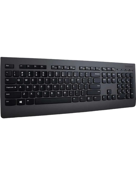 Set Tastatură + Mouse Lenovo 4x30h56821, Fără fir, Negru