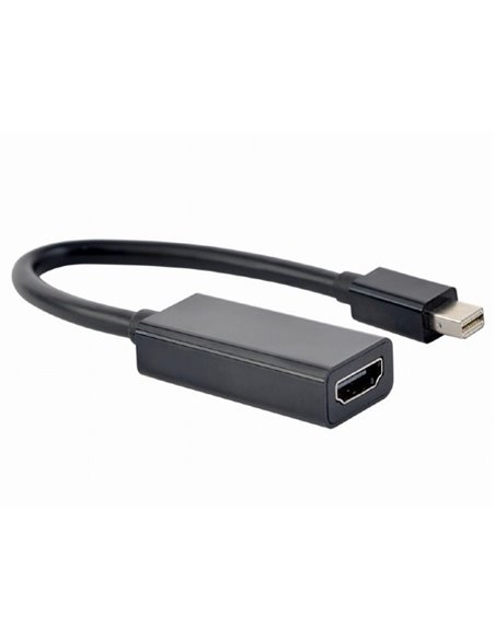 Adaptor Video Cablexpert A-mDPM-HDMIF-02, MiniDP (M) - HDMI (F), 0,15m, Negru