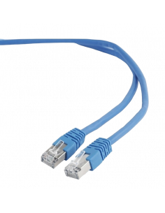 Patch cord Cablexpert PP6-2M/B, Cat6 FTP , 2m, Albastru 2