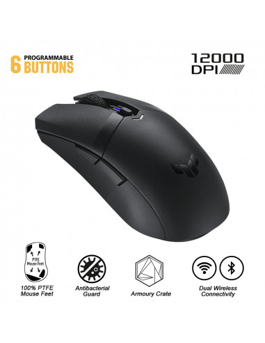 Gaming Mouse ASUS TUF Gaming M4, Negru