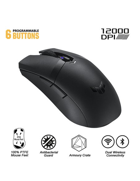 Gaming Mouse ASUS TUF Gaming M4, Negru