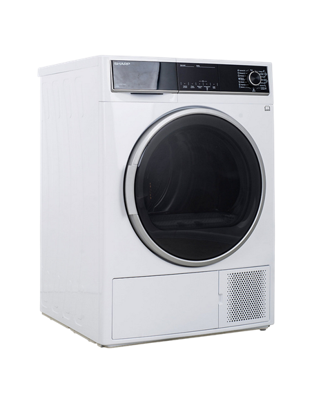 Uscător de rufe Sharp KDHHH9S8GW3EE, 9kg, Alb Uscător de rufe Sharp KDHHH9S8GW3EE, 9kg, Alb