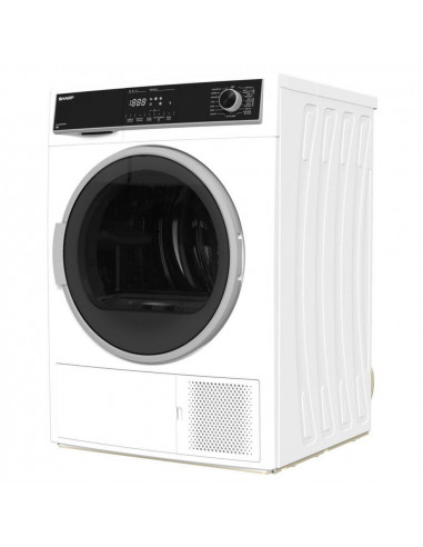 Сушильная машина Sharp KDHHH9S8GW3EE, 9кг, Белый