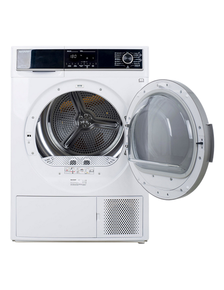 Сушильная машина Sharp KDHHH9S8GW3EE, 9кг, Белый