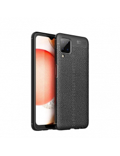 Чехол Xcover Galaxy A12 - Leather, Чёрный
