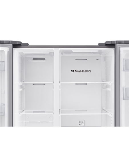 Frigider Samsung RS62DG5003S9EO, Oțel inoxidabil