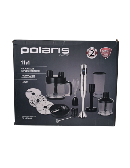 Blender de mână Polaris PHB1637AL Cube, Negru