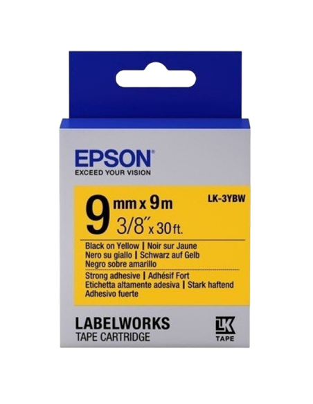 Epson LK-3YBP, 9 мм x 9 м