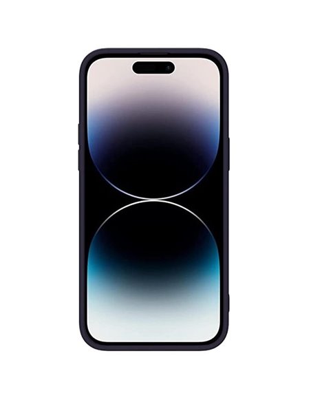 Husă Nillkin iPhone 14 Pro Max, CamShield Silky Silicone, Dark Purple